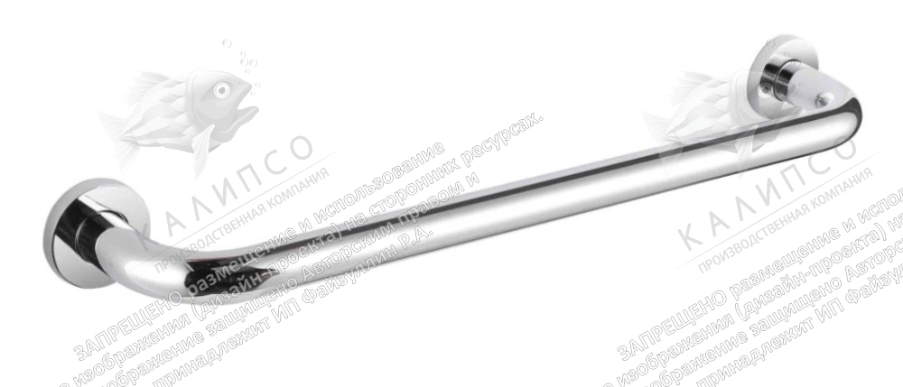 Опорный поручень прямой 1 м,  Ø 32,  арт. 80010-3