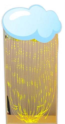 Зеркальное панно с фибероптическими нитями арт. СК-9