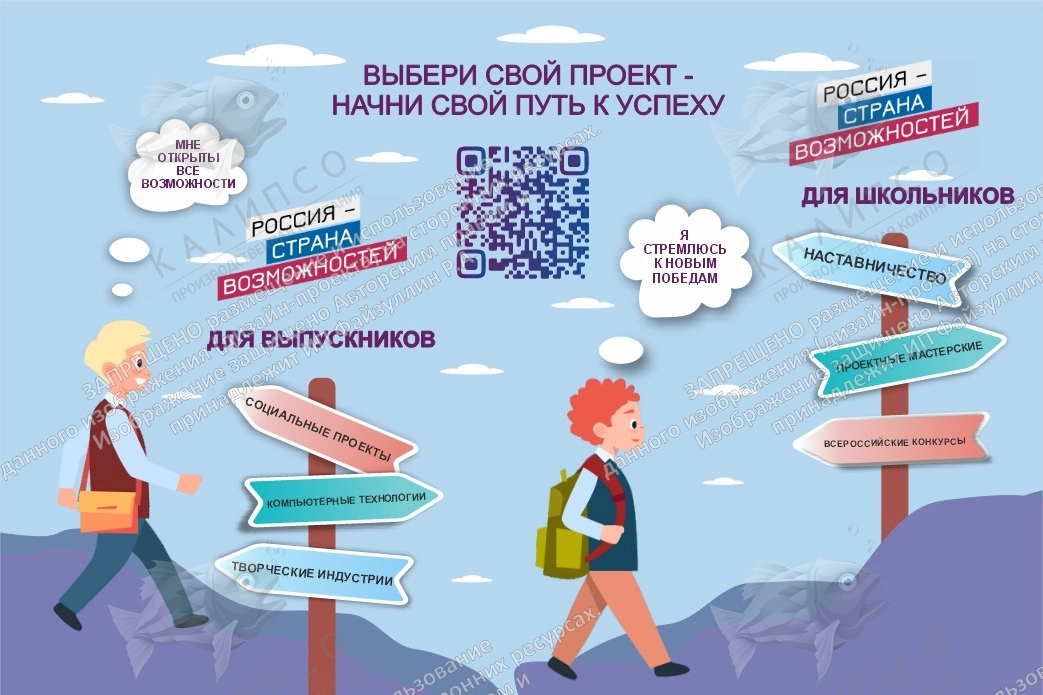 Стенд "Выбери свой проект" арт. ШК-4226