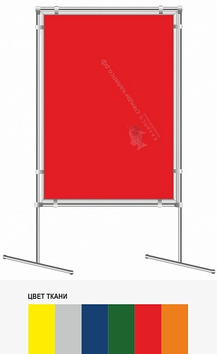 Мобильный текстильный стенд арт. ШК-3782