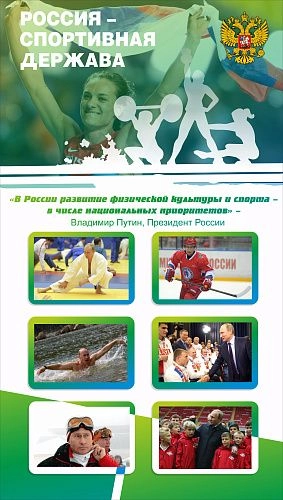 Баннер "Россия - спортивная держава" арт. БН-3625
