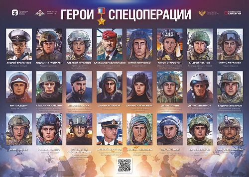 Стенд "Герои спецоперации" арт. ШК-4353