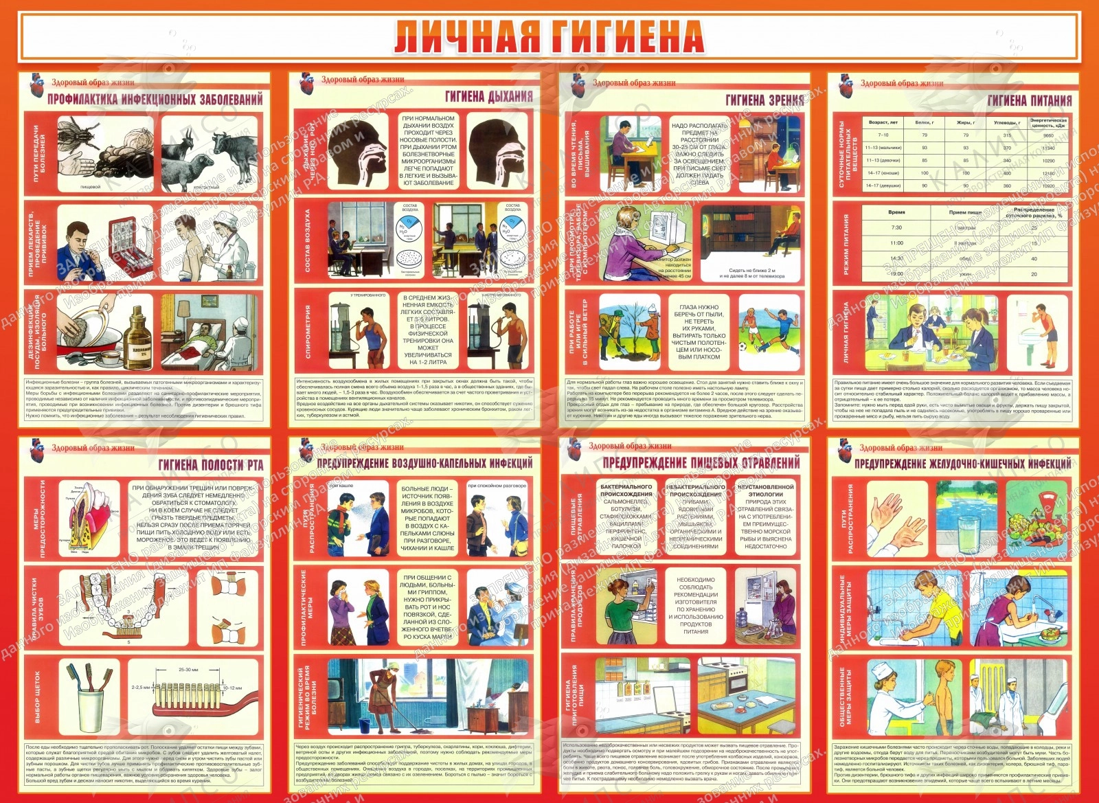 Стенд "Личная гигиена" арт. ШК-2727
