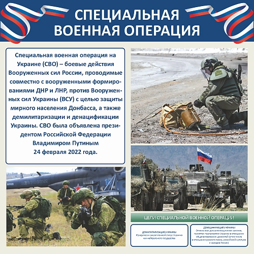 Стенд "Специальная военная операция" арт. ШК-4319
