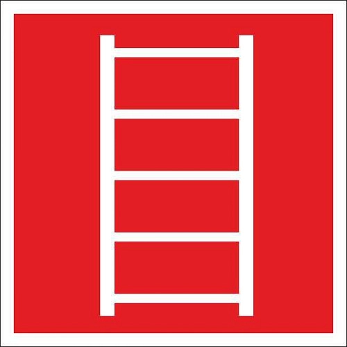 Наклейка F03 "Пожарная лестница" арт. ПЭ-0229