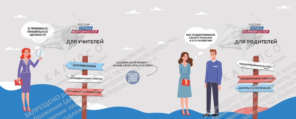 Стенд "Россия - страна возможностей" арт. ШК-4257