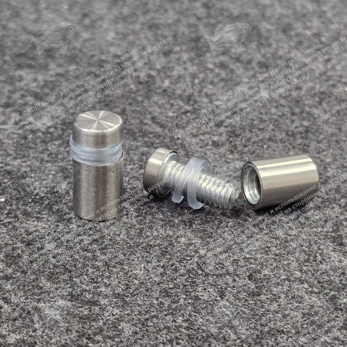 Дистанционный держатель 12х20 мм, арт. КМ-03