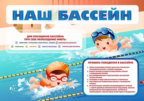 Стенд "Наш бассейн" арт. Б-0105