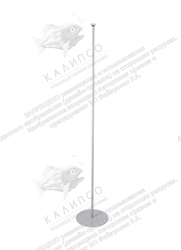 Подставка металлическая с основанием Диск 1 шток 2,25 м, арт. Ф-45