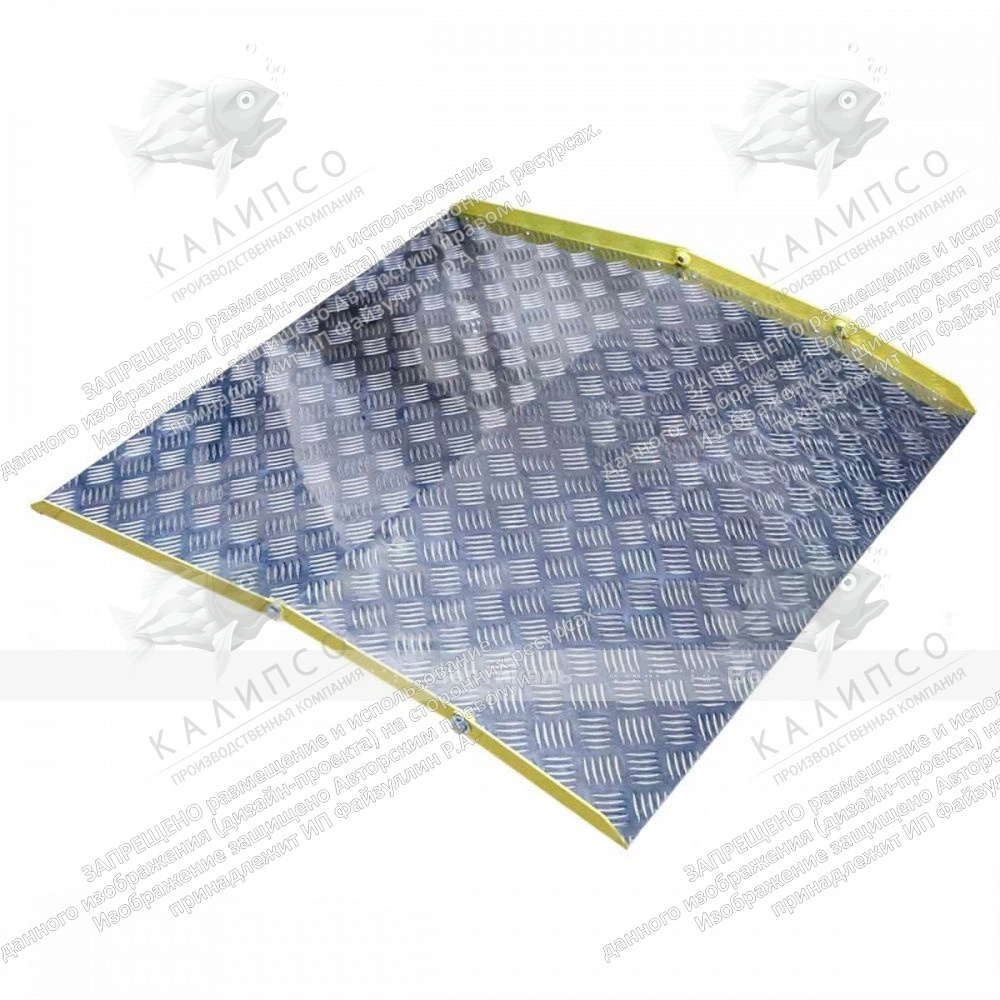 Пандус перекатной с бортиками безопасности арт. 10117-4