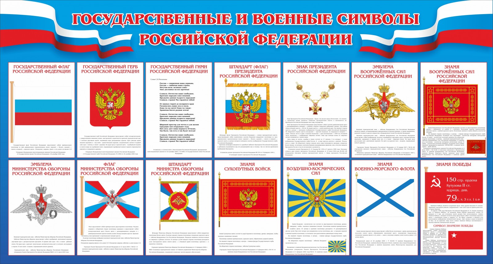 Государственные и воинские символы Российской Федерации
