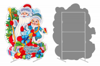 Напольная ростовая фигура "Дед Мороз и Снегурочка"
