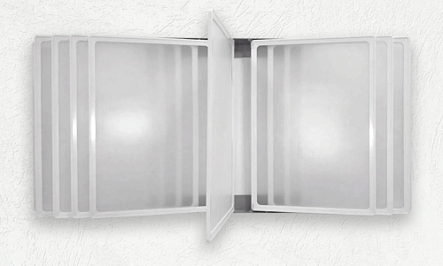 Настенная перекидная система на 10 карманов А3 арт. КР-41