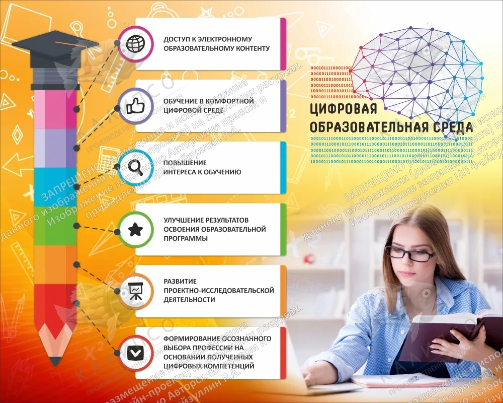 Баннер "Цифровая образовательная среда" арт. БН-3766