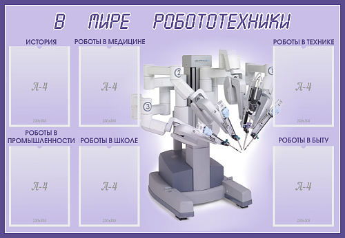 Робототехника оформление на стену